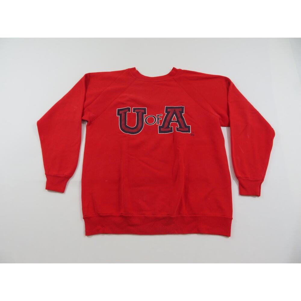 University of Arizona Wildcats Red Blue Sweatshirt Sz M-L? 1990s
